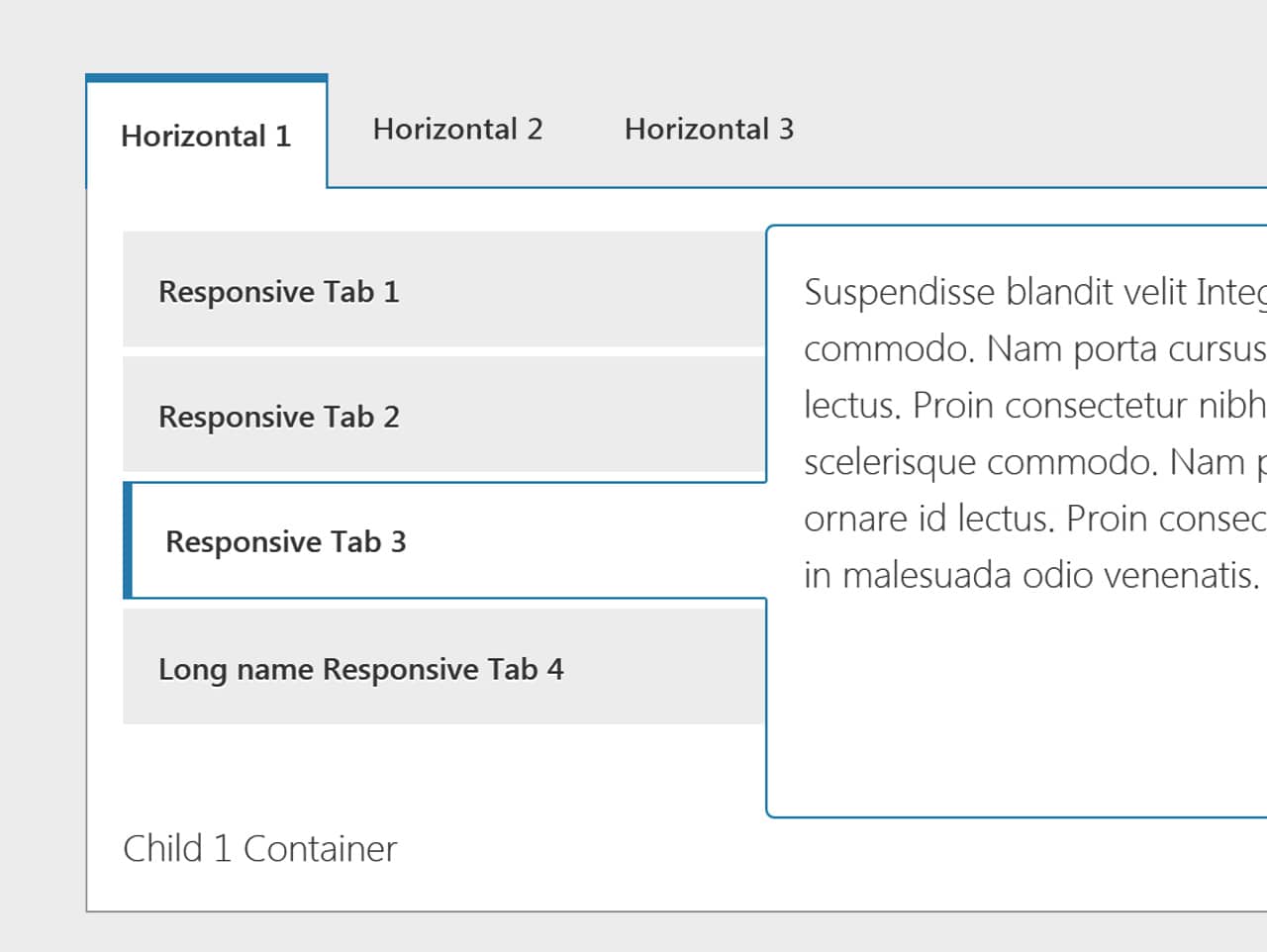 simple css vertical tabs