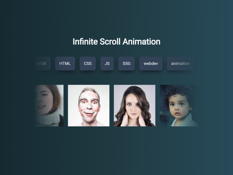 Infinite Scrolling Animation CSS — CodeHim