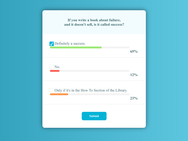 Poll UI using HTML and CSS — CodeHim