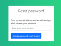 forgot password page design bootstrap 5