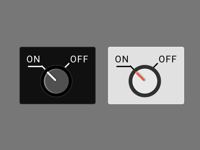 Knob Toggle Button Using CSS